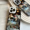 کاور گوشی موبایل آیفون 14 پرومکس iPhone14Promax طرح هنری موزه لوور Louvre Museum