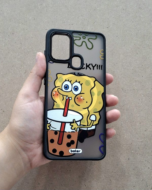 کاور باب اسفنجی Sponge Bob مگ سیف مناسب برای گوشی موبایل سامسونگ A21s Samsung-A21s