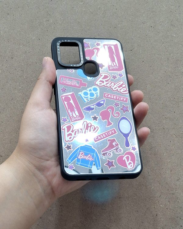 کاور باربی Barbie آینه ای مناسب برای گوشی موبایل سامسونگ A21s آ21 اس Samsung-A21s