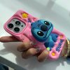 کاور استیچ Stitch پاپ سوکتی سیلیکونی مناسب برای گوشی موبایل آیفون 13، 14 و 15 نرمال iPhone13- iPhone14- iPhone15-