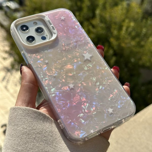 کاور ماربل صدفی ستاره Marble Star مناسب برای گوشی موبایل آیفون 15 پرو iPhone15Pro-