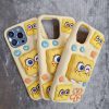 کاور باب اسفنجی Sponge Bob پاپ سوکتی سیلیکونی مناسب برای گوشی موبایل آیفون 16 پرو iPhone16Pro-