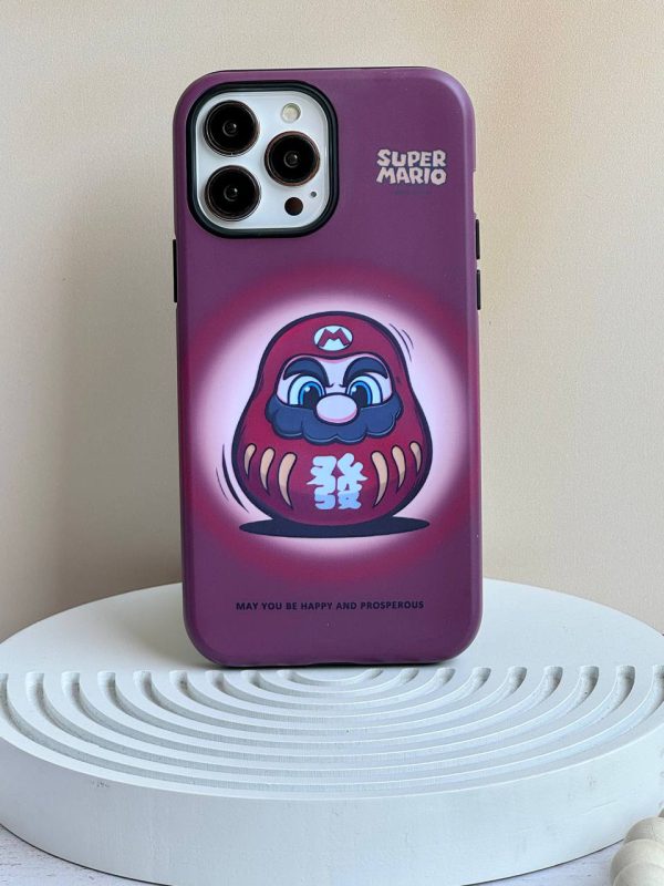کاور سوپر ماریو قرمز Red Super Mario - Hard-Case مناسب برای گوشی موبایل آیفون 13 و 14 نرمال iPhone13- iPhone14-