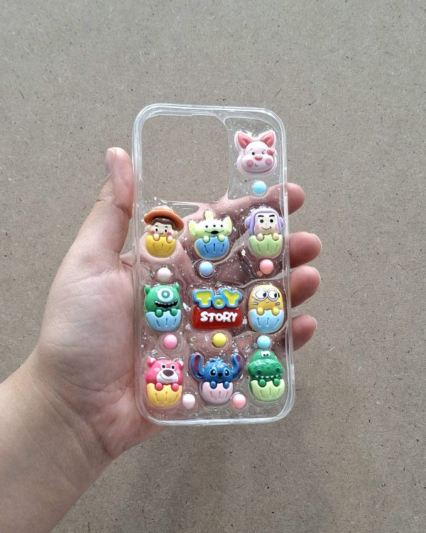 کاور داستان اسباب بازی Toy Story شفاف با عروسک برجسته مناسب برای گوشی موبایل آیفون 15 پرو iPhone15Pro-
