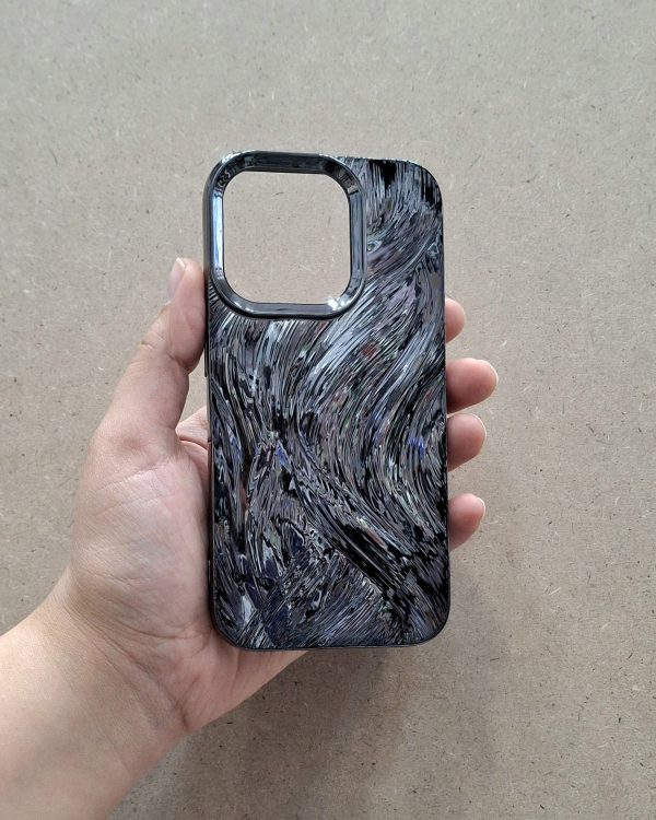 کاور براش Brush رنگ مشکی مناسب برای گوشی موبایل آیفون 15 پرو iPhone15Pro-