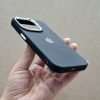کاور Mono Color Case رنگ مشکی با رنگ نقره ای مناسب برای گوشی موبایل آیفون 15 پرو iPhone15pro-