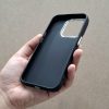 کاور Mono Color Case رنگ مشکی با رنگ نقره ای مناسب برای گوشی موبایل آیفون 15 پرو iPhone15pro-