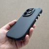 کاور Curve سالید Solid دکمه فلزی رنگ مشکی مناسب برای گوشی موبایل آیفون 15 پرو iPhone15pro-