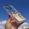 کاور گوشی موبایل آیفون 14 پرومکس iPhone14Promax طرح استارباکس Starbucks اکلیلی آکواریومی Casetify