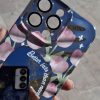 کاور گوشی موبایل آیفون 14 پرومکس iPhone14Promax طرح گل لاله Tulips آینه ای کرومی با گلس محافظ لنز