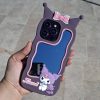 کاور کورومی Kuromi سیلیکونی آینه ای مناسب برای گوشی موبایل آیفون 14 پرومکس iPhone14Promax