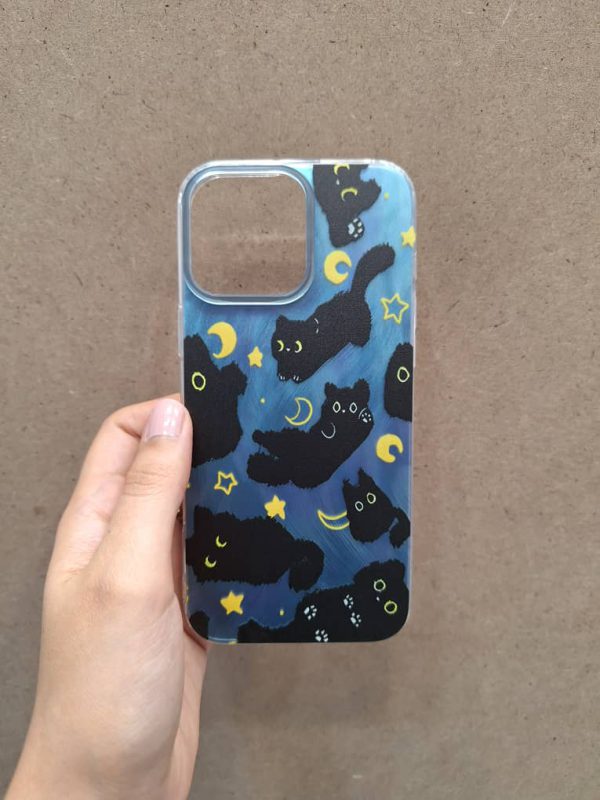 کاور شب گربه ها Cats Night مناسب برای گوشی موبایل آیفون 16 پرو iPhone16Pro-