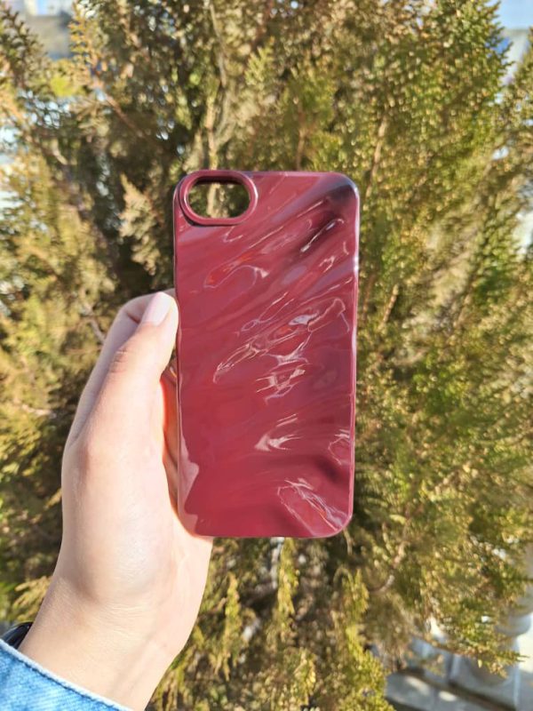 کاور ژله ای چری موج دار Cherry Wave مناسب برای گوشی موبایل آیفون 16 پرو iPhone16Pro-