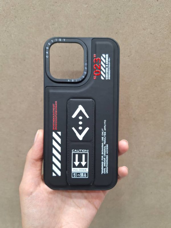 کاور آف وایت Off White استندشو مناسب برای گوشی موبایل آیفون 14 پرومکس iPhone14Promax