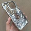 کاور موج Wave رنگ بژ مناسب برای گوشی موبایل آیفون 15 پرو iPhone15Pro-