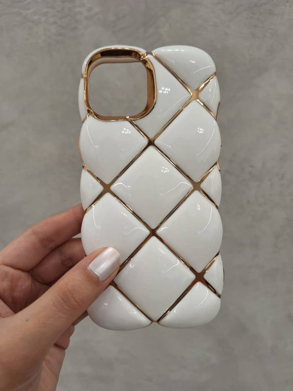 کاور Golden Pillow سفید مناسب برای گوشی موبایل آیفون 15 پرو iPhone15Pro-