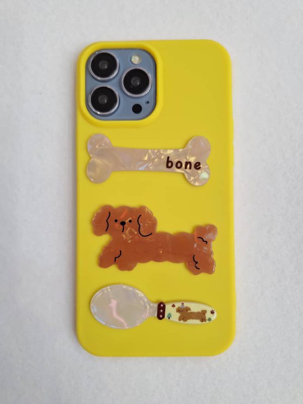 کاور سگ و استخوان Dog & Bone استیکر برجسته مناسب برای گوشی موبایل آیفون 15 پرو iPhone15Pro-