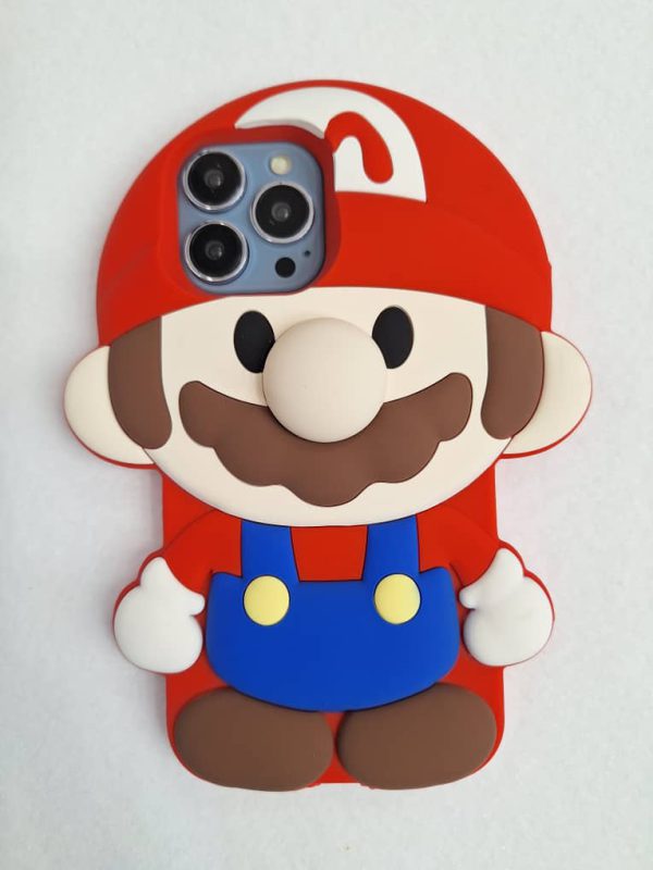 کاور سوپر ماریو Super Mario سیلیکونی مناسب برای گوشی موبایل آیفون 13، 14 و 15 نرمال iPhone13- iPhone14- iPhone15-
