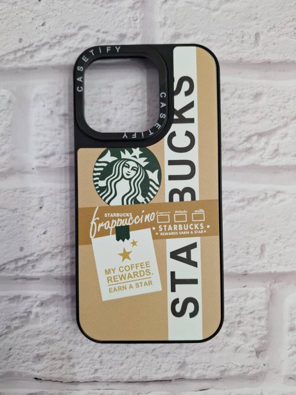 کاور گوشی موبایل آیفون 14 پرومکس iPhone14Promax طرح استارباکس فراپاچینو Starbucks Frappuccino