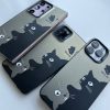 کاور گربه‌های دوقلو Twins Cats مناسب برای گوشی موبایل آیفون 15 نرمال iPhone15-