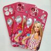 کاور باربی Barbie نگین دار نازک Ultra Thin مناسب برای گوشی موبایل آیفون 12 پرو iPhone12Pro-