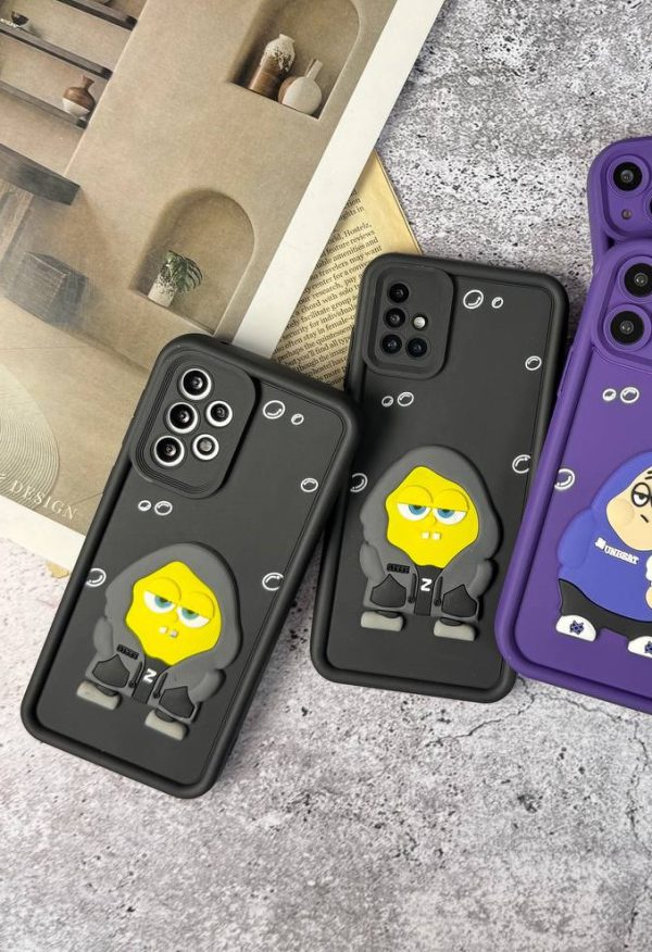 کاور باب اسفنجی گنگ Gang Sponge Bob سالید - سولید Solid مناسب برای گوشی موبایل سامسونگ اس 24 اولترا Samsung-S24Ultra