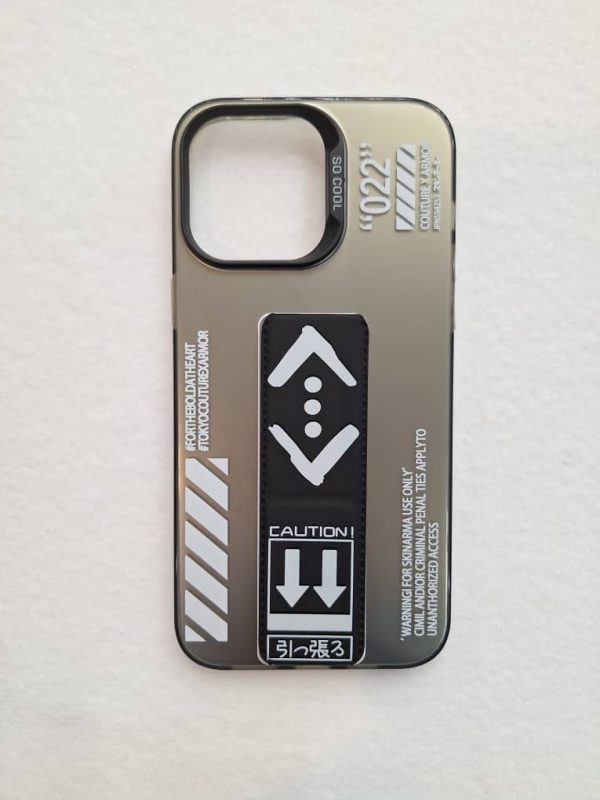 کاور آف وایت Off White استندشو دودی مناسب برای گوشی موبایل آیفون 11 پرومکس iPhone11Promax