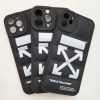 کاور آف وایت Off White پافر Puffer مشکی مناسب برای گوشی موبایل آیفون 12 پرو iPhone12Pro-