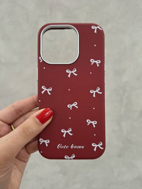 کاور پاپیونی Cute Bows مناسب برای گوشی موبایل آیفون 16 پرو iPhone16Pro-