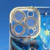 کاور گوشی موبایل آیفون 16 نرمال iPhone16- طرح هنری گربه در شب پر ستاره ونگوگ Cat in Starry Night با گلس محافظ لنز
