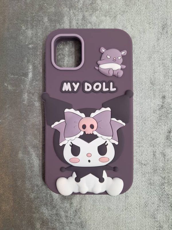 کاور کورومی Kuromi - My Doll سیلیکونی مناسب برای گوشی موبایل آیفون 12 نرمال و 12 پرو iPhone12- iPhone12Pro-