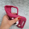 کاور خرس لاتسو Lotso Bear پاپ سوکتی سیلیکونی مناسب برای گوشی موبایل آیفون 12 نرمال و 12 پرو iPhone12- iPhone12Pro-