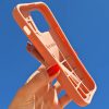 کاور گوشی موبایل آیفون 13، 14، 15 پرو iPhone13Pro- iPhone14Pro- iPhone15Pro- طرح رود rhode همراه با لیپ گلاس Lip Gloss رژلب رنگ توست Toast
