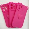 کاور قلب صورتی Pink Heart مناسب برای گوشی موبایل آیفون 12 نرمال iPhone12-