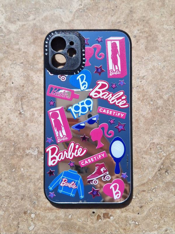 کاور باربی Barbie آینه ای محافظ لنزدار مناسب برای گوشی موبایل آیفون X ایکس و Xs ایکس اس iPhoneX- و iPhoneXs-