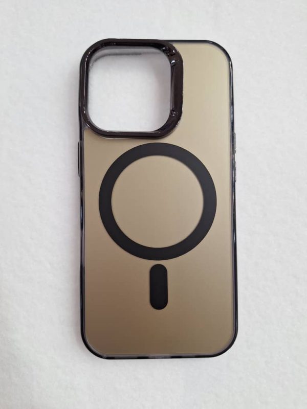کاور مگ سیف Mag Safe مگنتیک Magnetic دور محافظ متالیک مناسب برای گوشی موبایل آیفون 16 نرمال iPhone16-