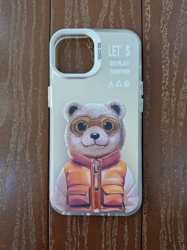 کاور خرس Let’s Play Together Bear مناسب برای گوشی موبایل آیفون 16 پرومکس iPhone16Promax
