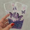 کاور گوشی موبایل آیفون 16 نرمال iPhone16- طرح پروانه Butterfly آکواریومی اکلیلی