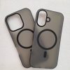 کاور ژله ای مات مگ سیف Mag Safe دودی مناسب برای گوشی موبایل آیفون 16 پرو iPhone16Pro-