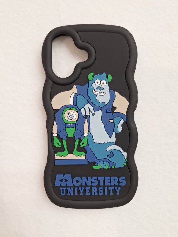 کاور گوشی موبایل آیفون 16 نرمال iPhone16- طرح مایک وازوفسکی و سالیوان - شرکت هیولاها Mike & Sullivan - Monsters Inc
