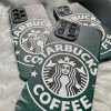 کاور استارباکس Green Starbucks طرح چرم مناسب برای گوشی موبایل آیفون 12 پرو iPhone12Pro-