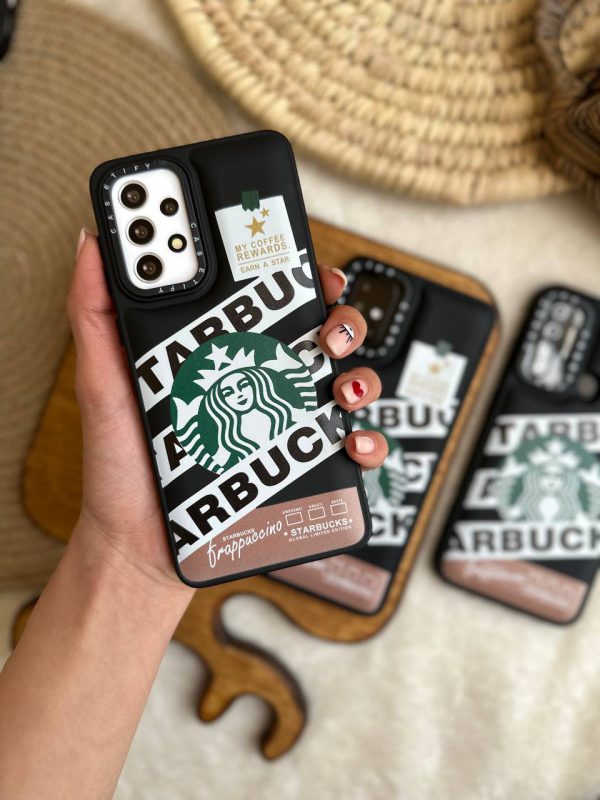 کاور گوشی موبایل آیفون X ایکس و Xs ایکس اس iPhoneX- و iPhoneXs- طرح استارباکس Starbucks فراپاچینو