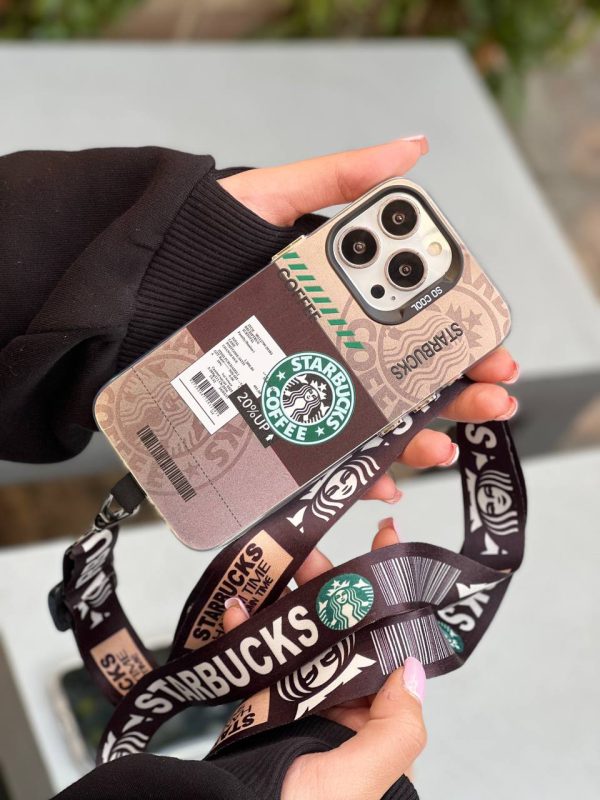 کاور استارباکس Starbucks (بدون بند) مناسب برای گوشی موبایل آیفون 12 نرمال و 12 پرو iPhone12- iPhone12Pro-
