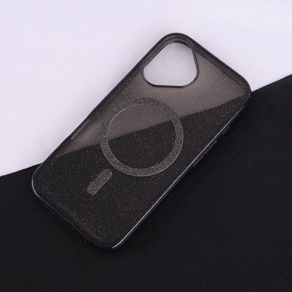 کاور شاین اکلیلی دودی مگ سیف Mag Safe مناسب برای گوشی آیفون 16 نرمال iPhone16-