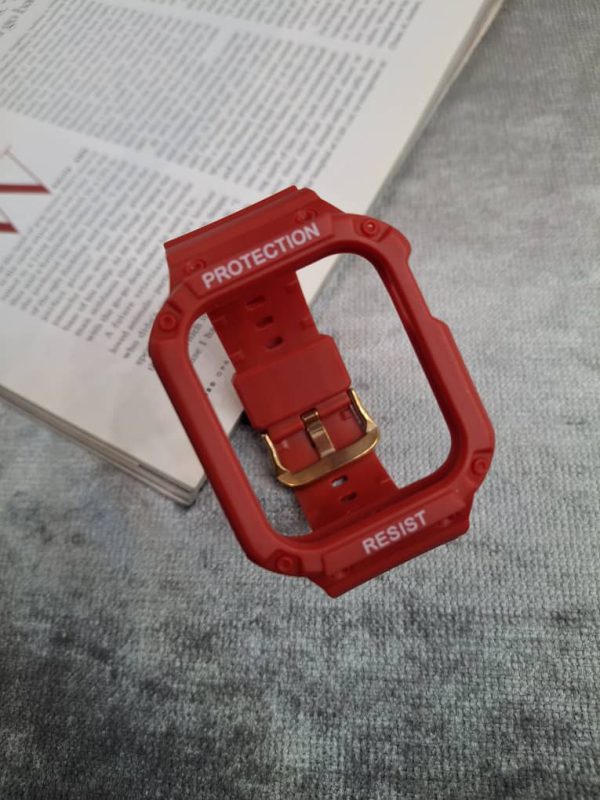 بند ساعت اپل طرح جی-شاک G-Shock رنگ قرمز