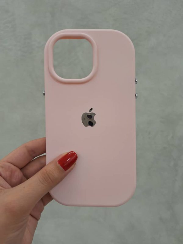 کاور Rose Curve رنگ گلبهی سیلیکون ژله ای مناسب برای گوشی موبایل آیفون 12 پرومکس iPhone12Promax