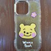 کاور گوشی موبایل آیفون 16 نرمال iPhone16- طرح وینی پو Winnie Pooh گوشدار هولوگرامی قلبی