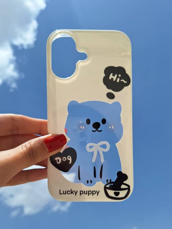 کاور Lucky Puppy مناسب برای گوشی موبایل آیفون 16 نرمال iPhone16-