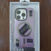 کاور Linex مگ سیف Mag Safe طرح دار رنگ بنفش مناسب برای گوشی موبایل آیفون 16 پرو iPhone16Pro-