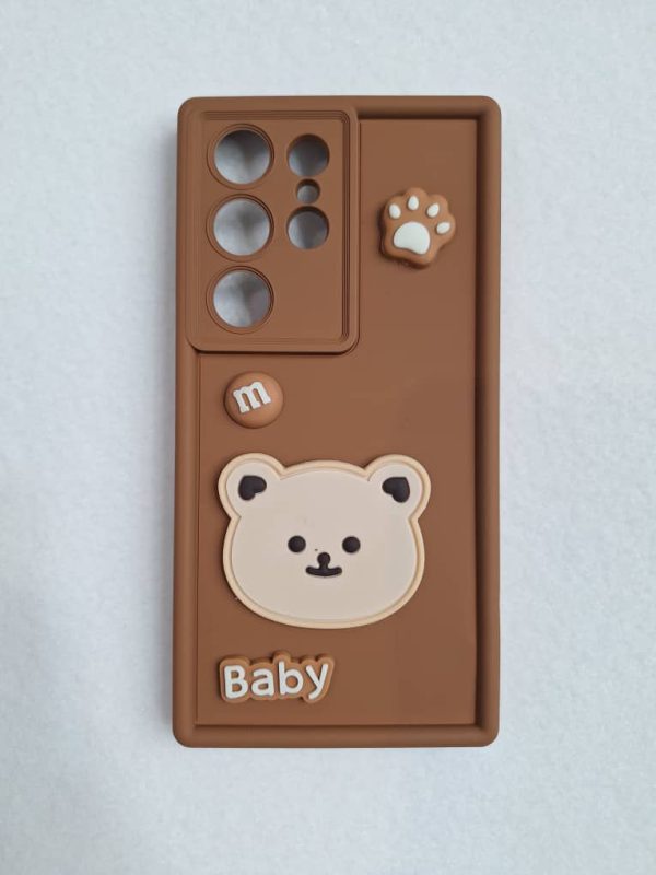 کاور خرس کوچولو Baby Bear سالید - سولید Solid مناسب برای گوشی موبایل سامسونگ اس 24 اولترا Samsung-S24Ultra